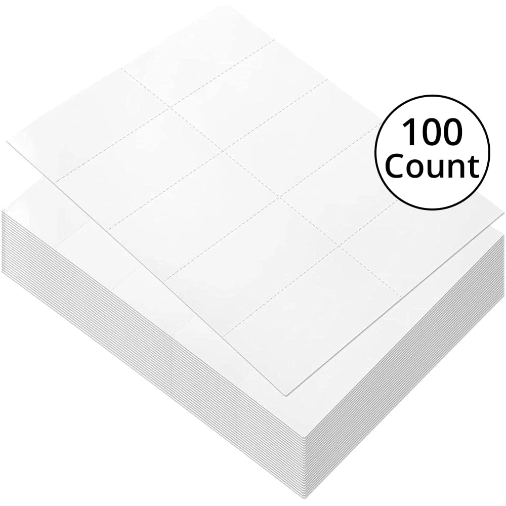 Best Paper Greetings Perforated Sheets on Heavy Cardstock, 100 Count