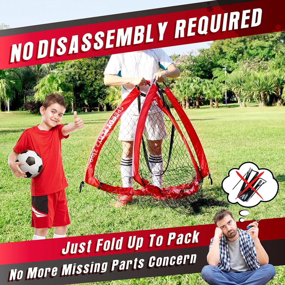 NET PLAYZ 6.6' x 3.3' Portable Soccer Goal