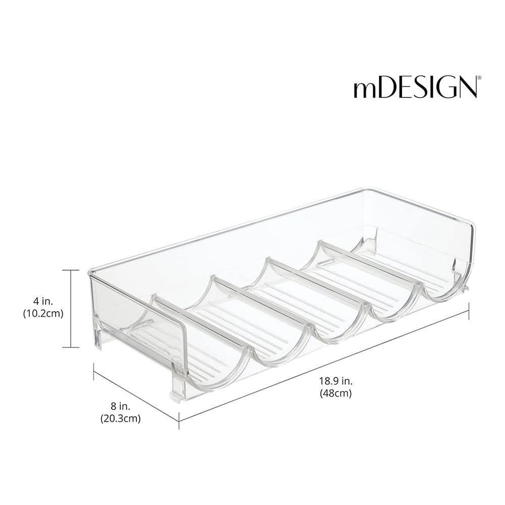 mDesign Free-Standing Wine Rack, 4 Pack