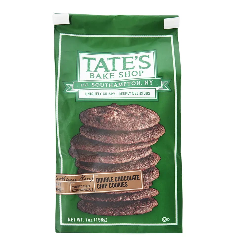 Tates Bake Shop Double Chocolate Chip Cookies, 7 oz