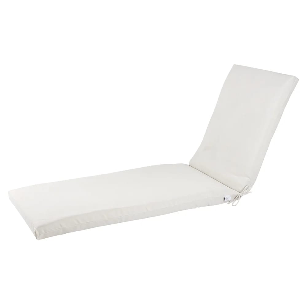 Outdoor Chaise Cushion, Linen