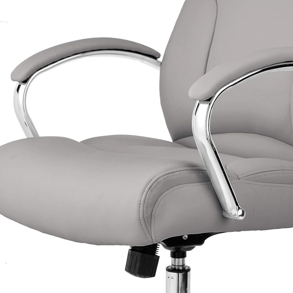 Cushioned Executive Desk Chair, Gray