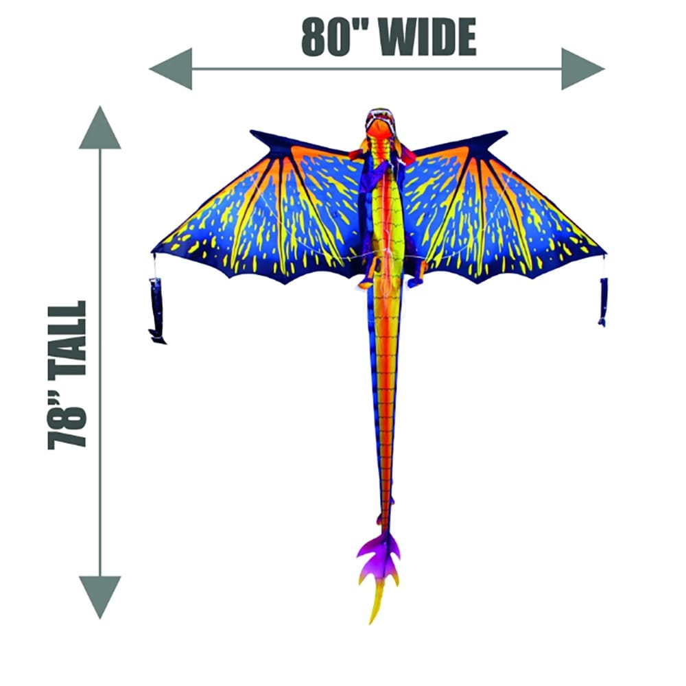 AmaZing Kites 80" Dragon Ripstop Nylon Kite