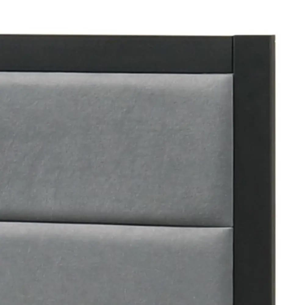 Belle Isle Furniture Highland Metal Platform Bed , Full, Gray/Black