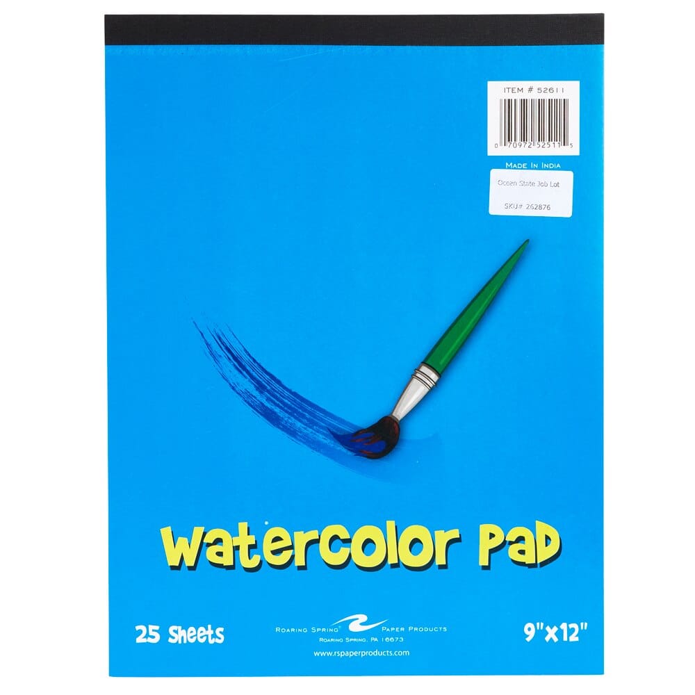 Roaring Springs Watercolor Pad, 25 Sheets