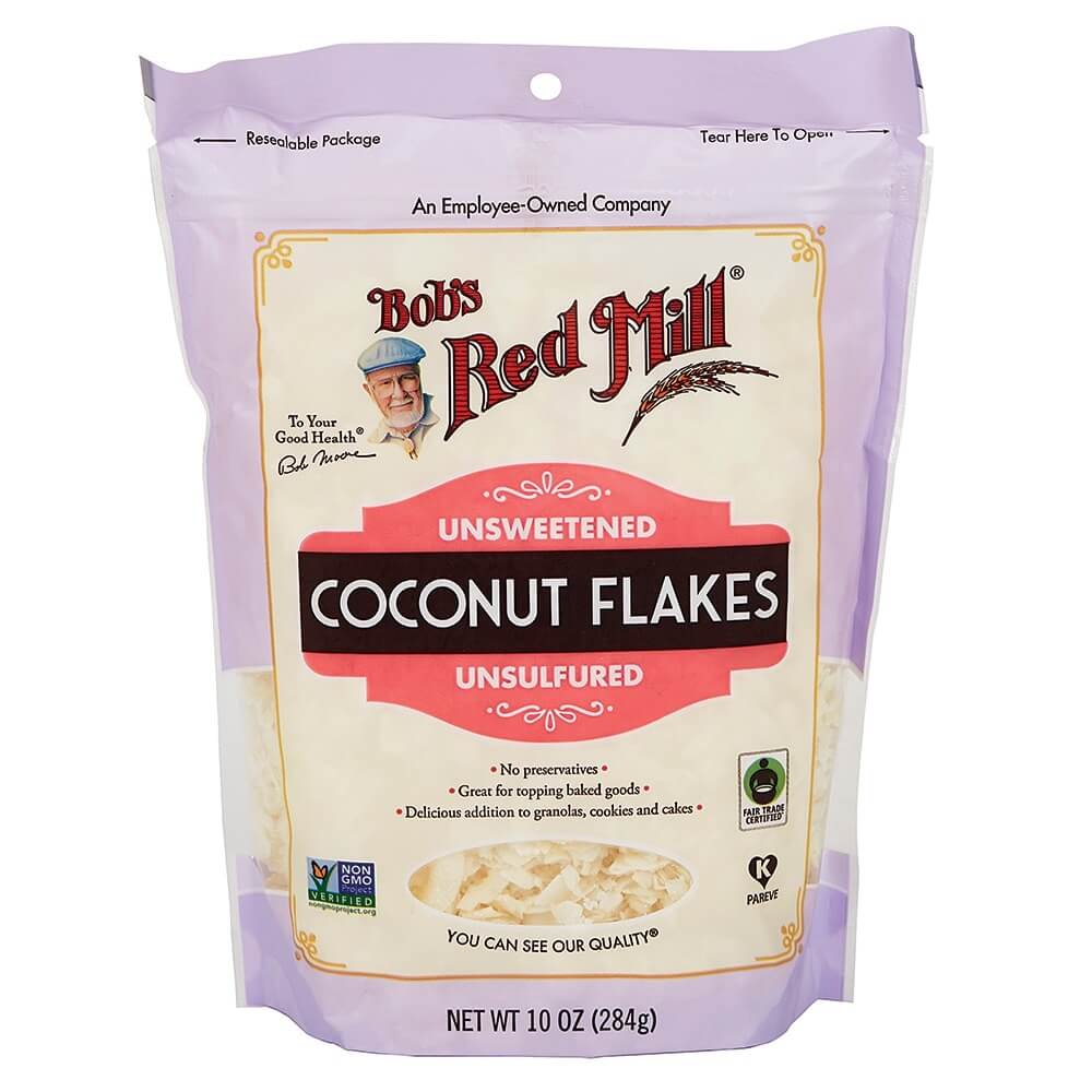 Bob's Red Mill Unsweetened Coconut Flakes, 10 oz