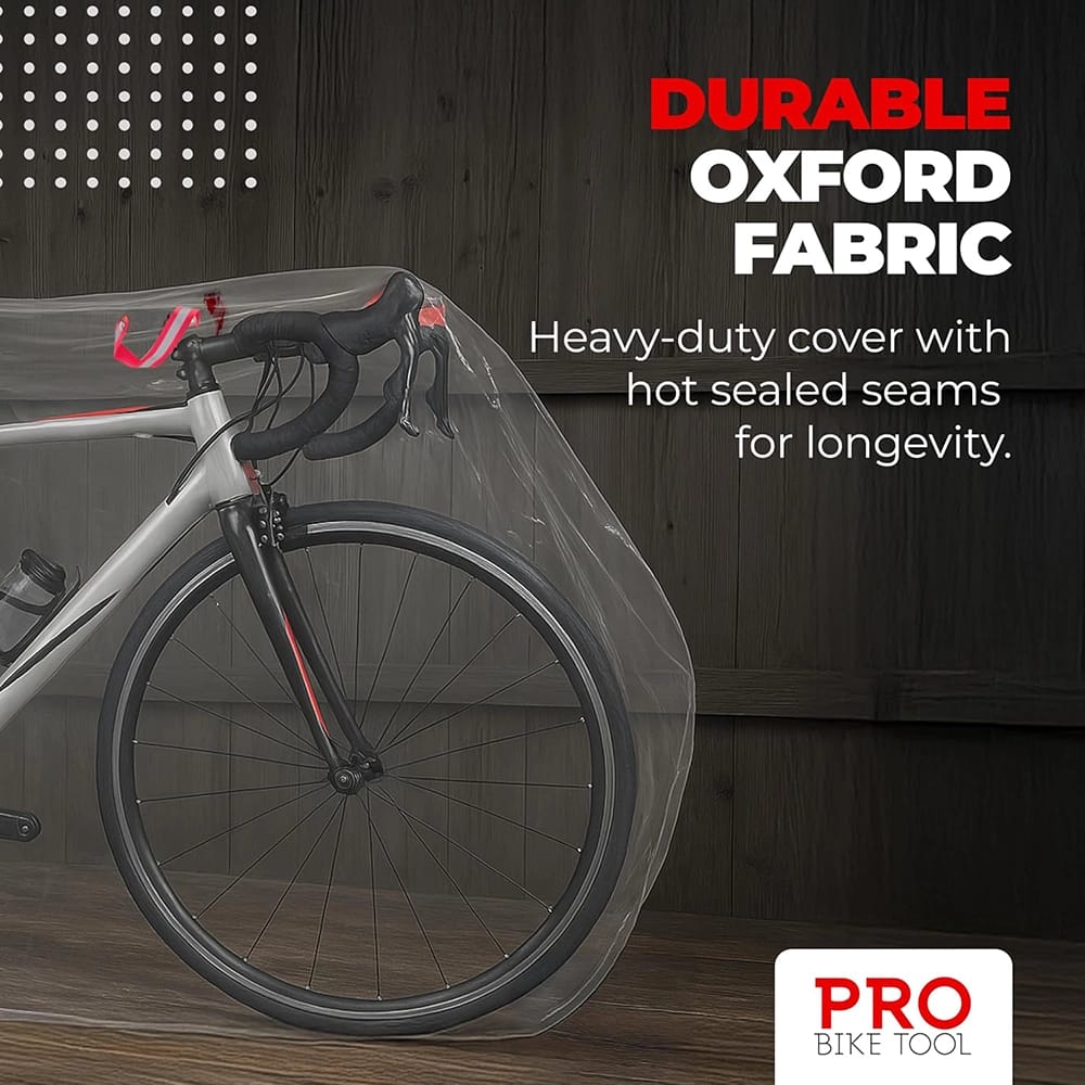 PRO BIKE TOOL XXL Transparent Bicycle Cover