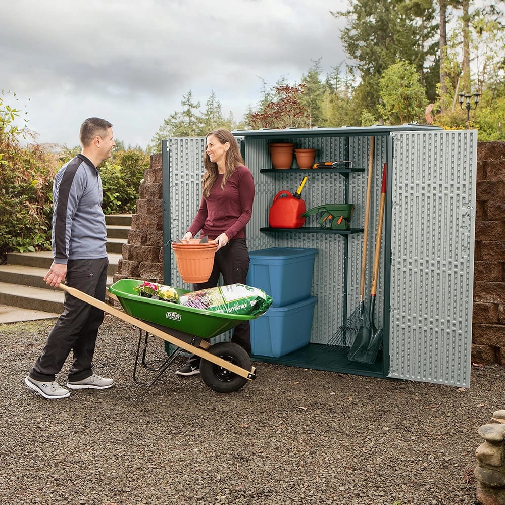 Lifetime 53 cu. ft. Storage Shed, Gray