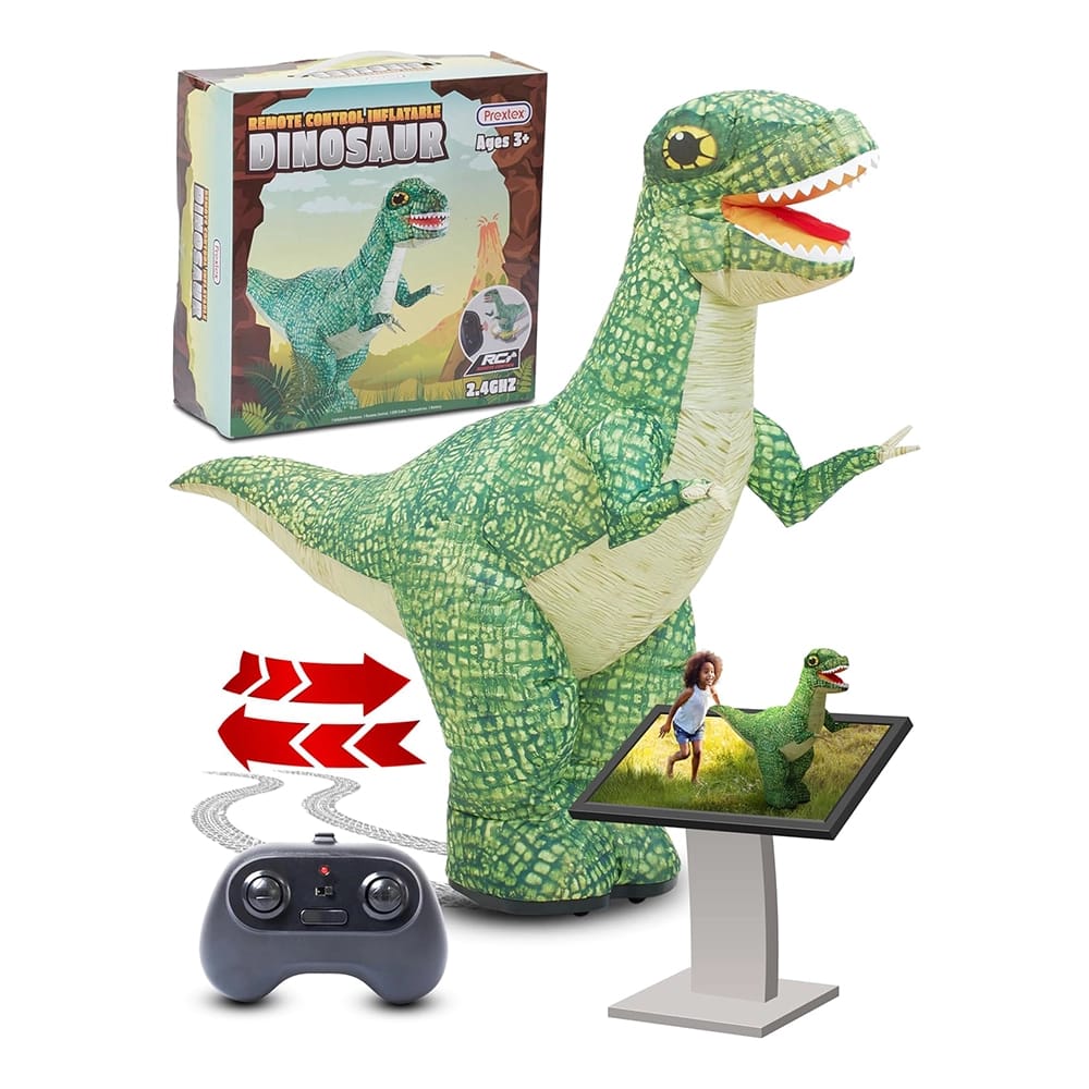 Prextex Remote Control Inflatable Dinosaur