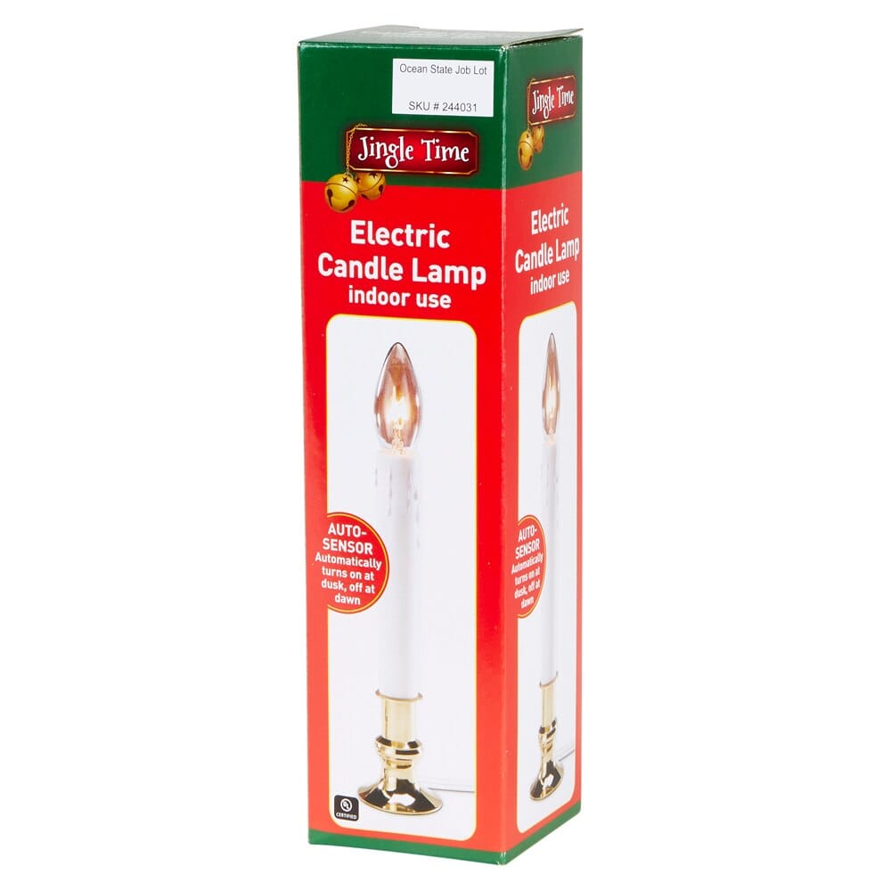 Jingle Time Electric Candle Lamp