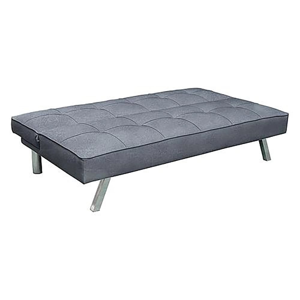 Serta Carson Convertible Futon, Light Gray
