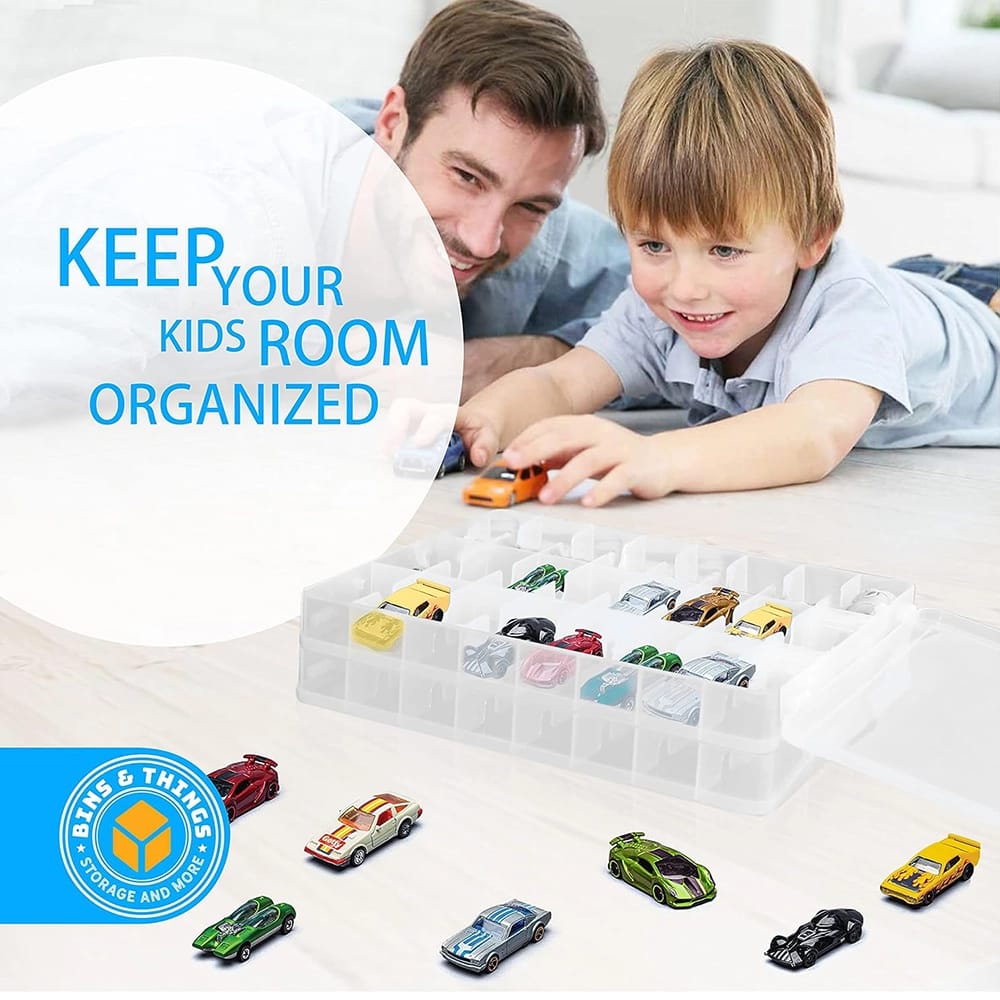 Bins & Things 48-Slot Toy Display Case