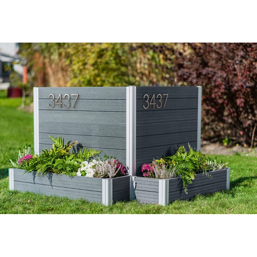 Vita Urbana Address Sign, Slate