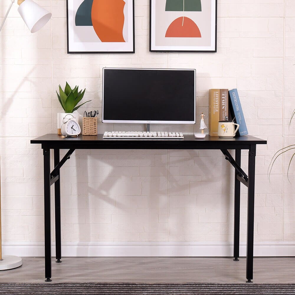 47" Foldable Desk, Black