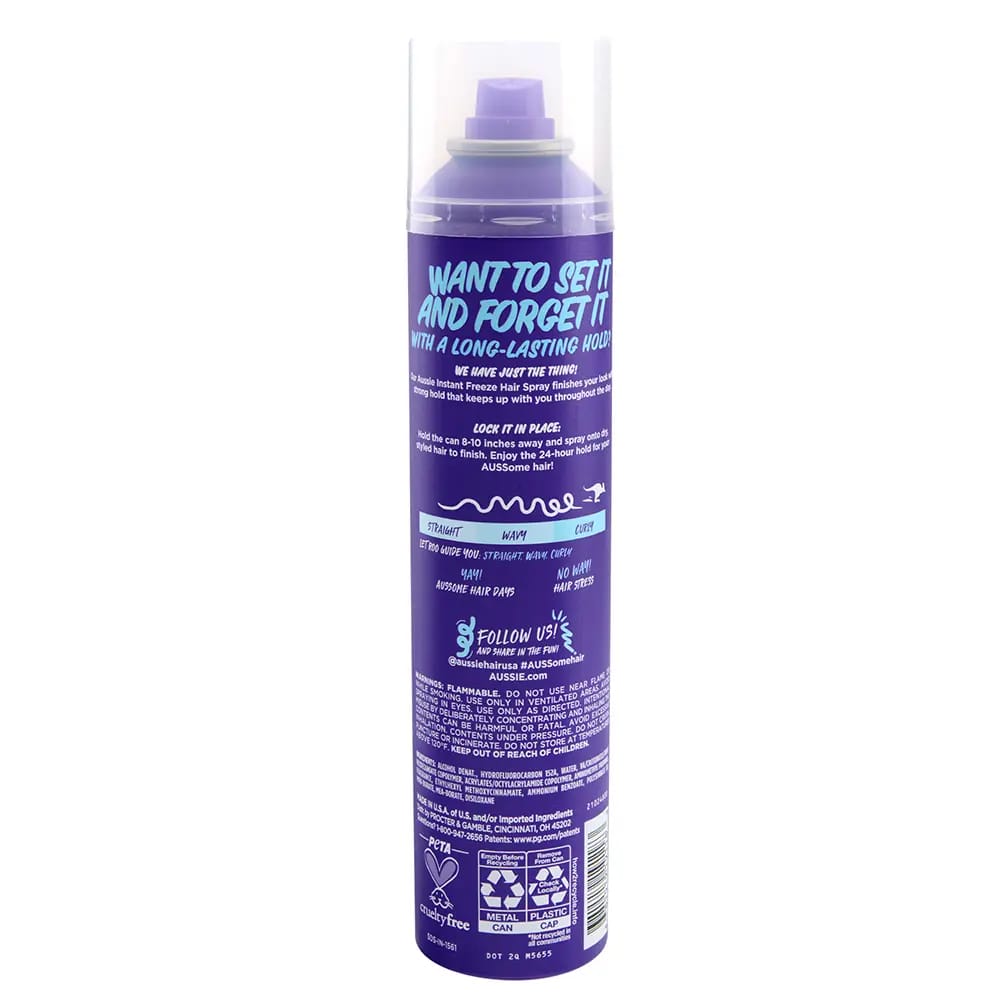 Aussie Instant Freeze Hair Spray, 10 oz