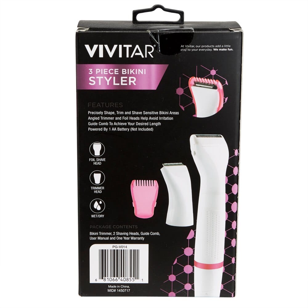 Vivitar Silky Smooth Bikini Styler Kit