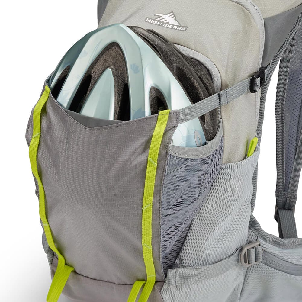 High Sierra 16L Hydrahike Hydration Backpack with 2L Reservoir, Silver