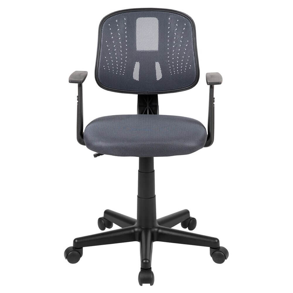Mid-Back Mesh Swivel Office Chair, Gray