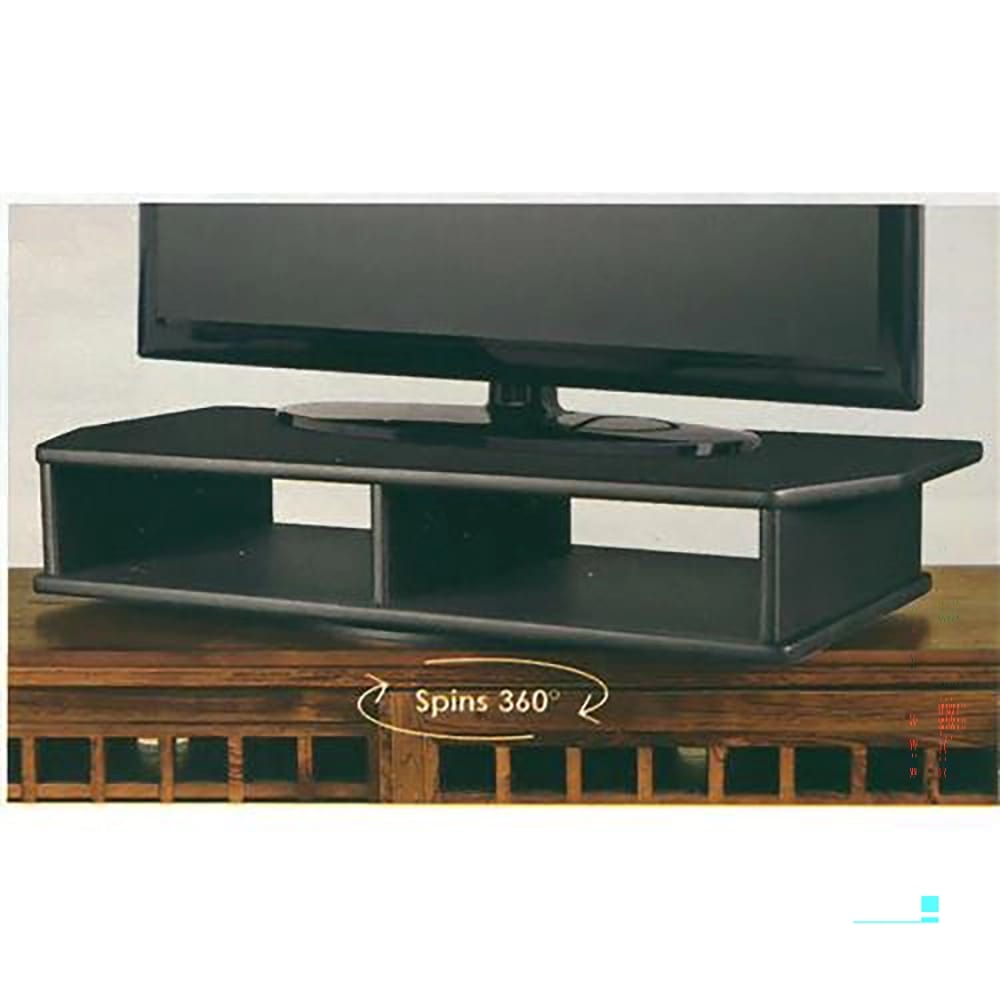 Wide TV/DVD Swivel Stand, Black
