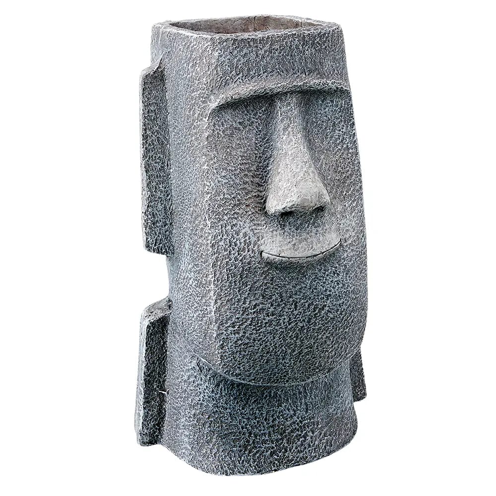 Maoi Open Head Planter, 16.75"