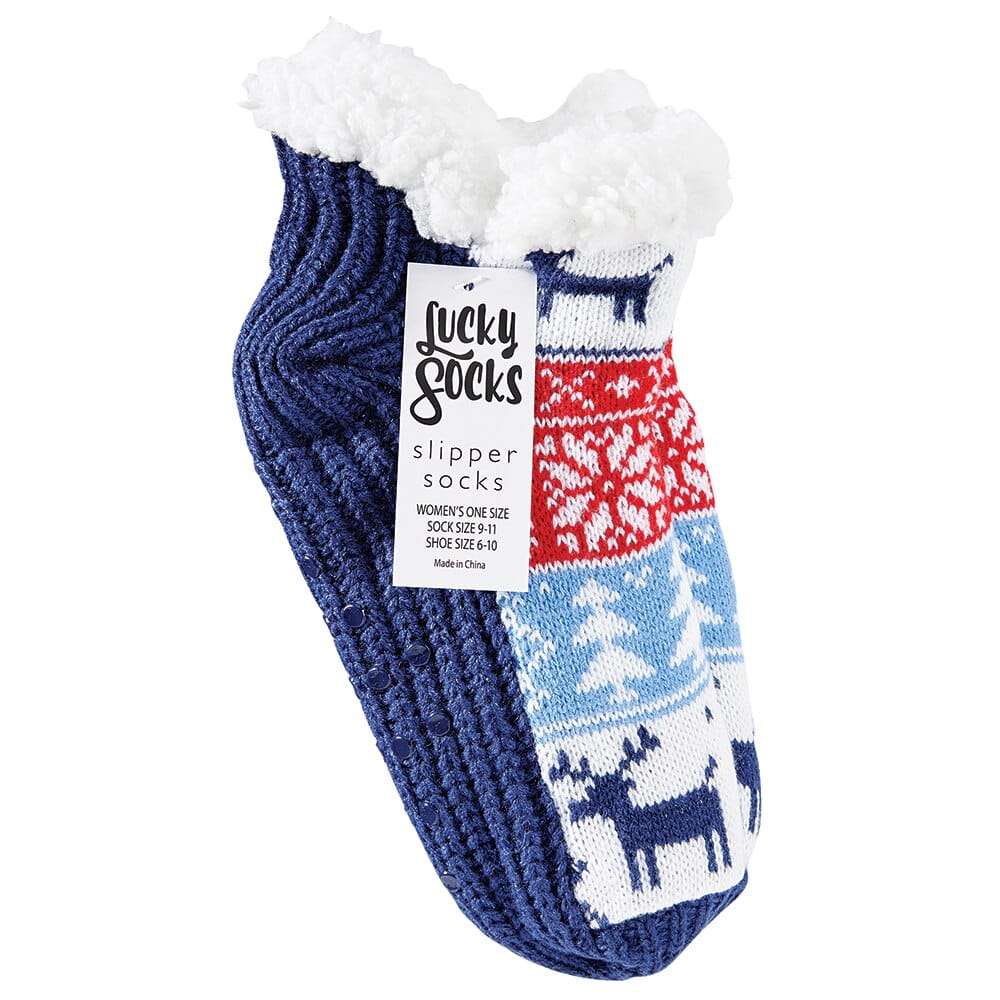 Lucky Socks Women's Ankle Slipper Socks