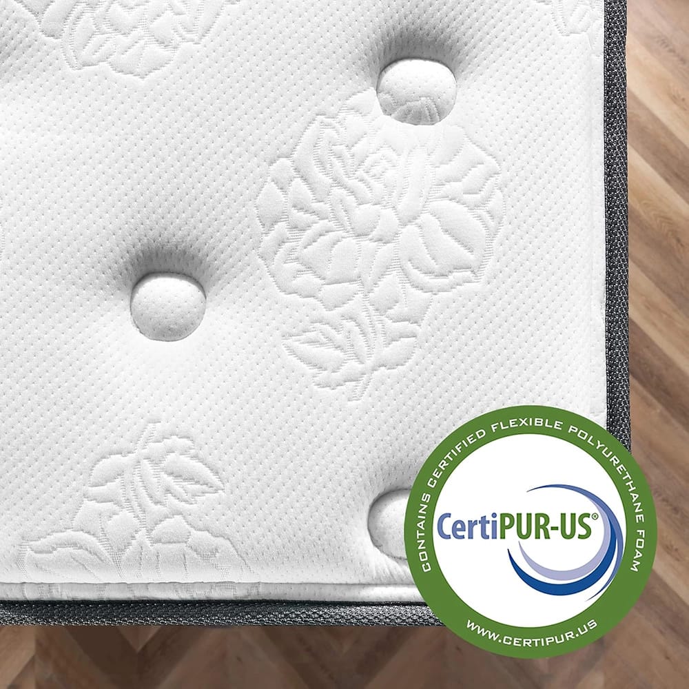 Zinus 10" Comfort Support Cooling Gel Hybrid Mattress, King