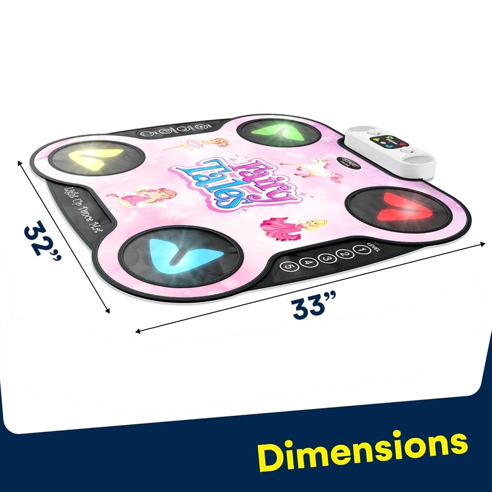 Kidzlane Light Up DJ Dance Mat, Fairy Tales