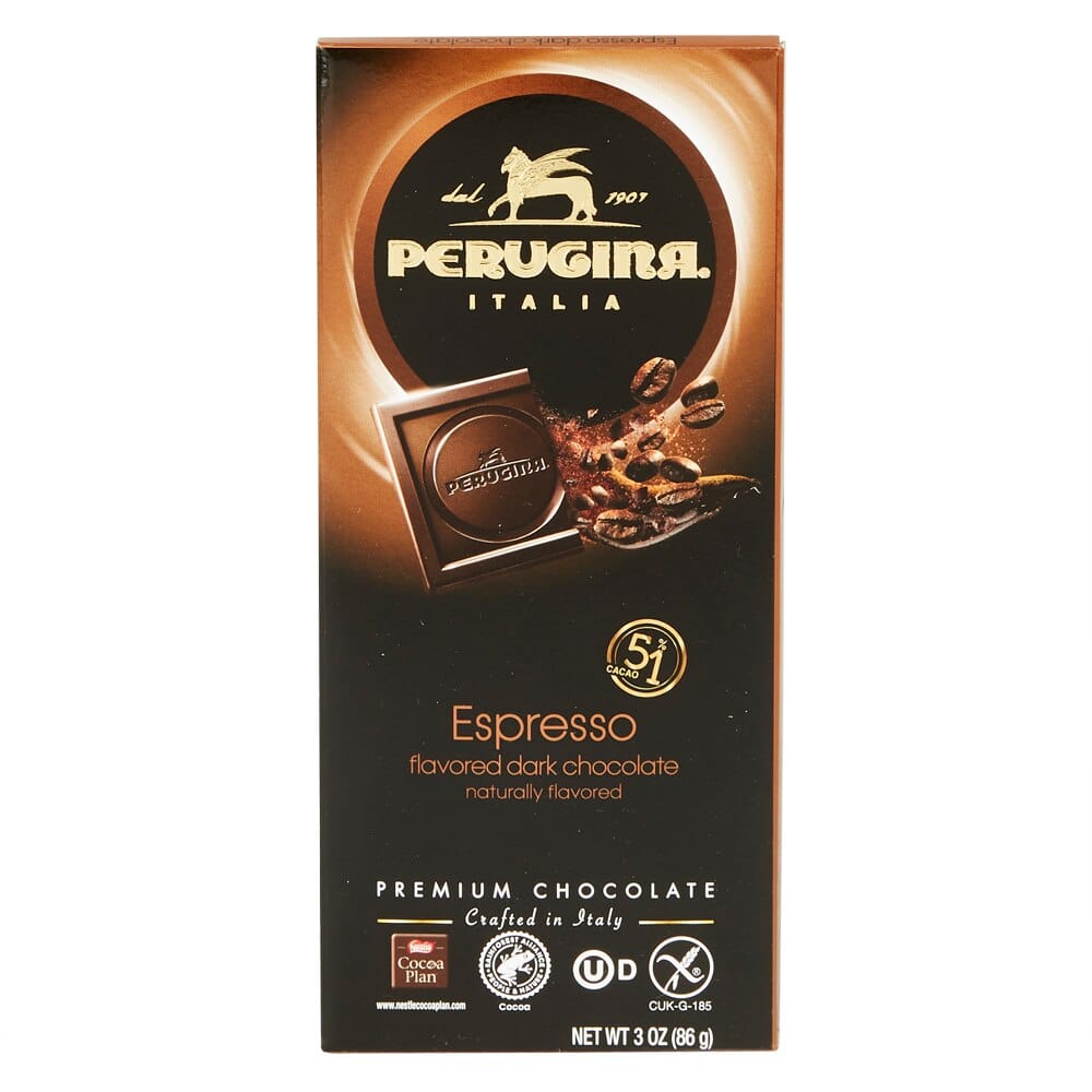 Perugina Italia Espresso Flavored Dark Chocolate, 3 oz