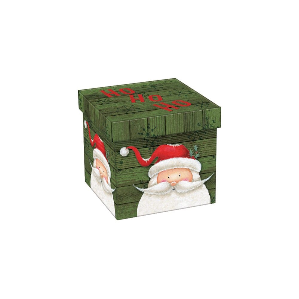 Small Square Christmas Gift Box, 3.75"