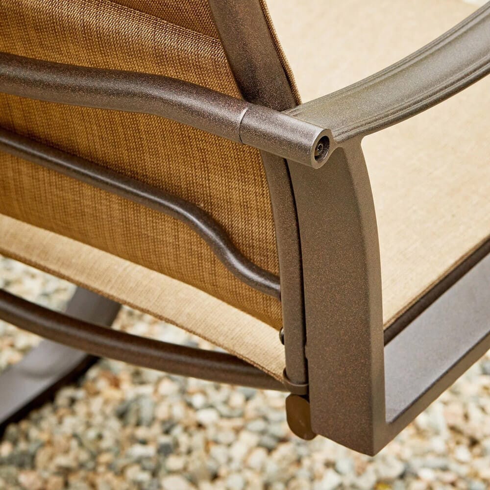 Royal Garden Spring Hills Aluminum 7-Piece Patio Dining Set, Tan