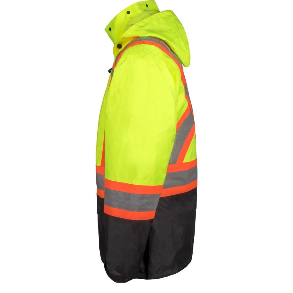 Holmes Workwear Hi-Vis Rainsuit, Yellow, Medium