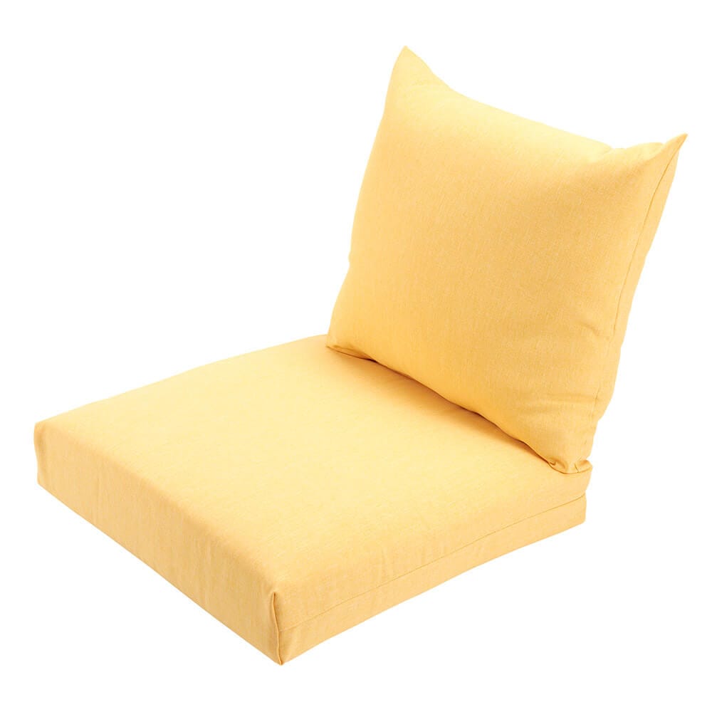 Deep Seat Outdoor Chair Cushion, Yellow