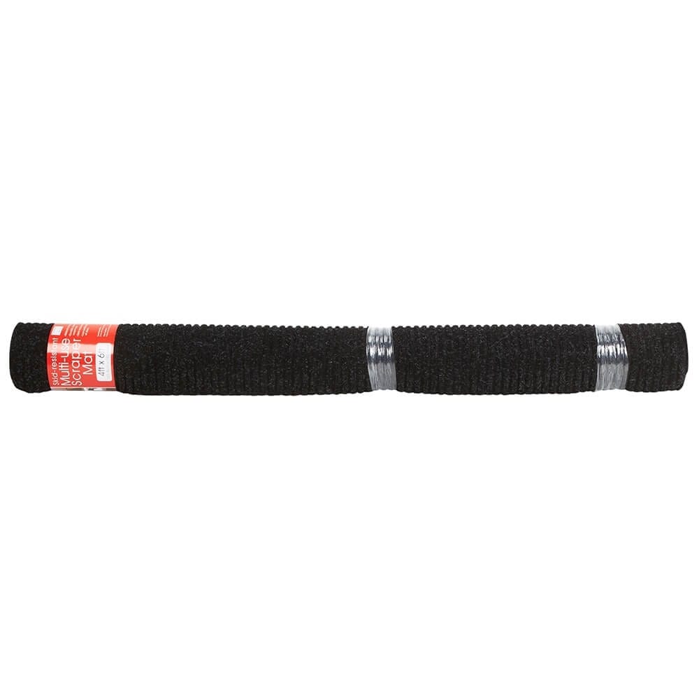 4' x 6' Multi-Use Scraper Mat with Skid-Resistant Backing