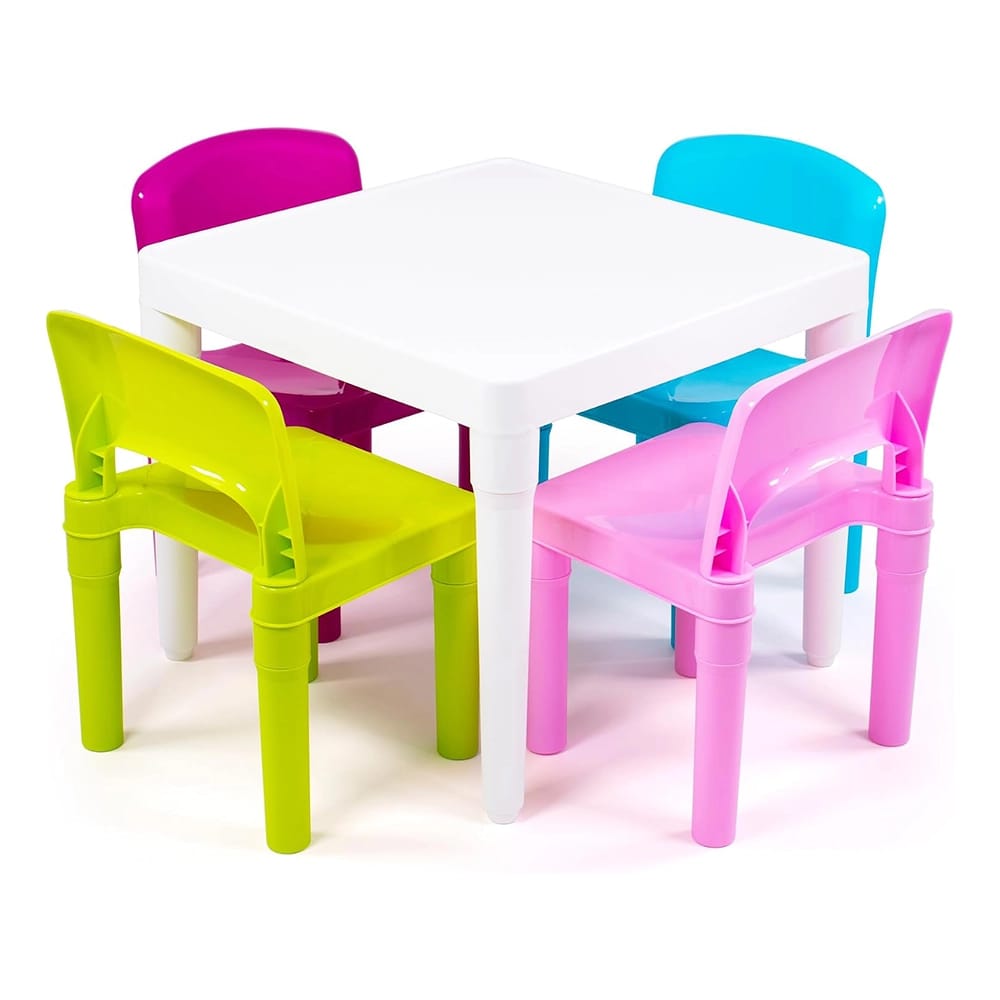 Humble Crew Plastic Table and Chair Set for Kids