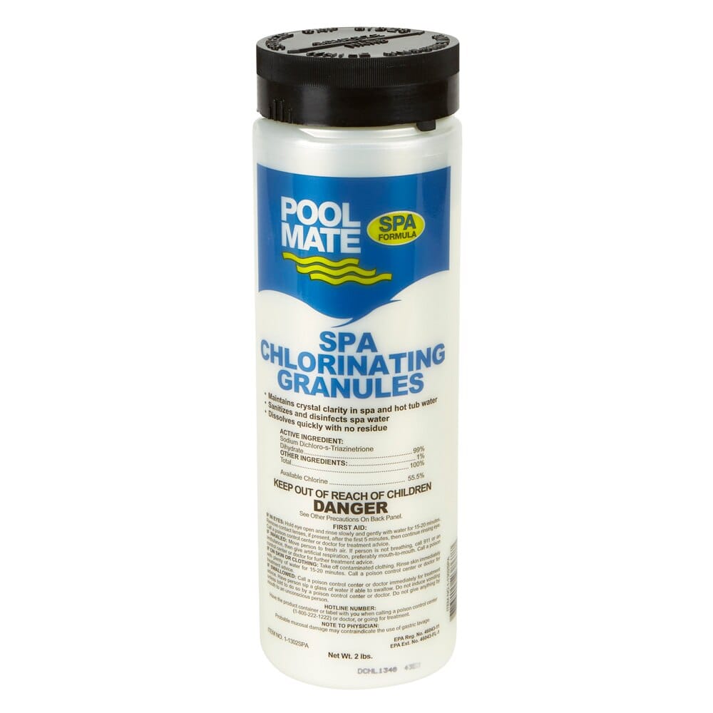 Pool Mate Spa Chlorinating Granules, 2 lbs