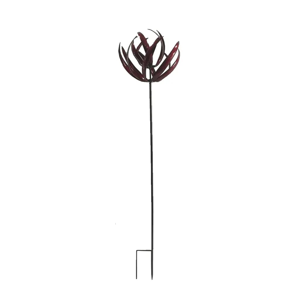 Tulip Twist Wind Spinner, Red