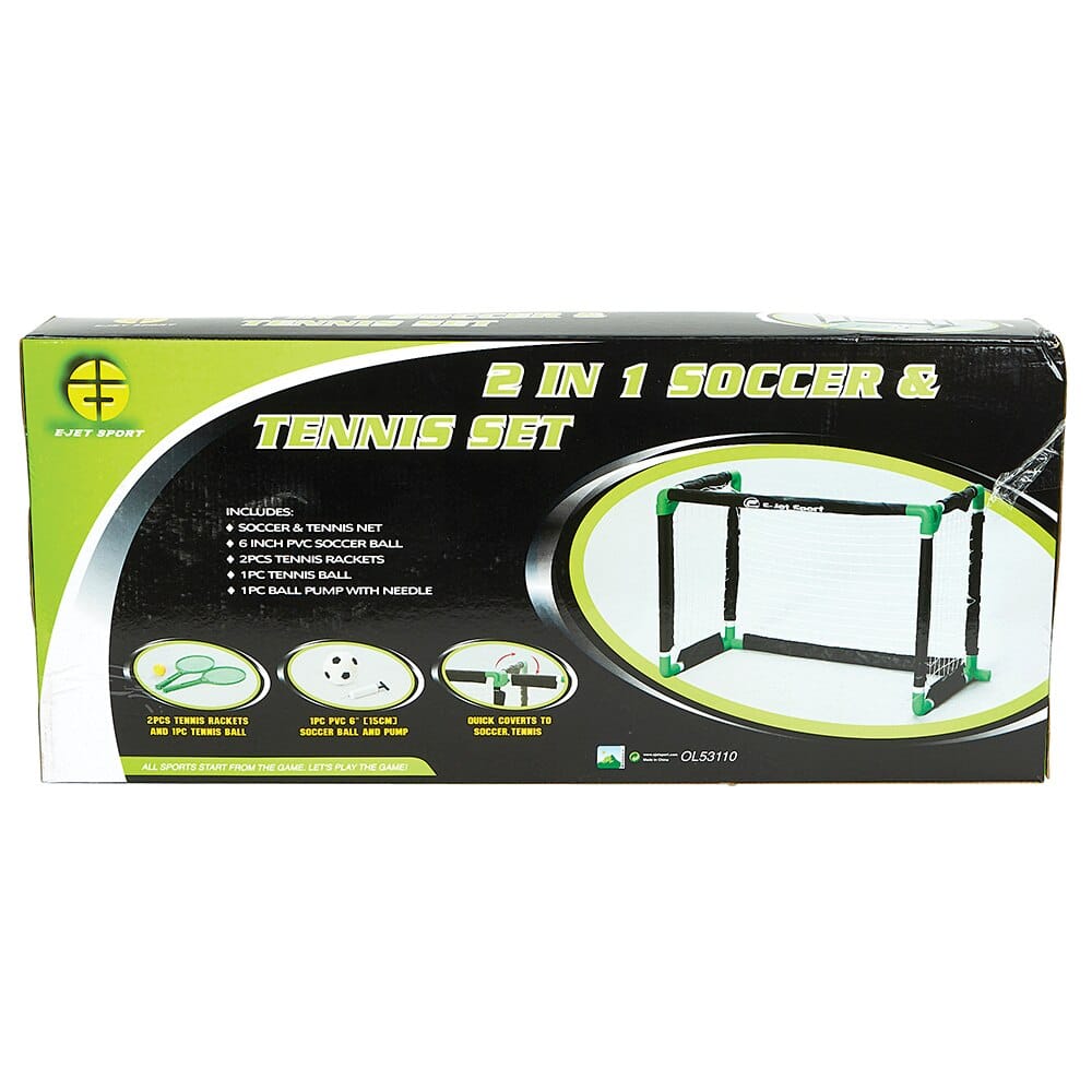 2-in-1 Soccer and Tennis Set
