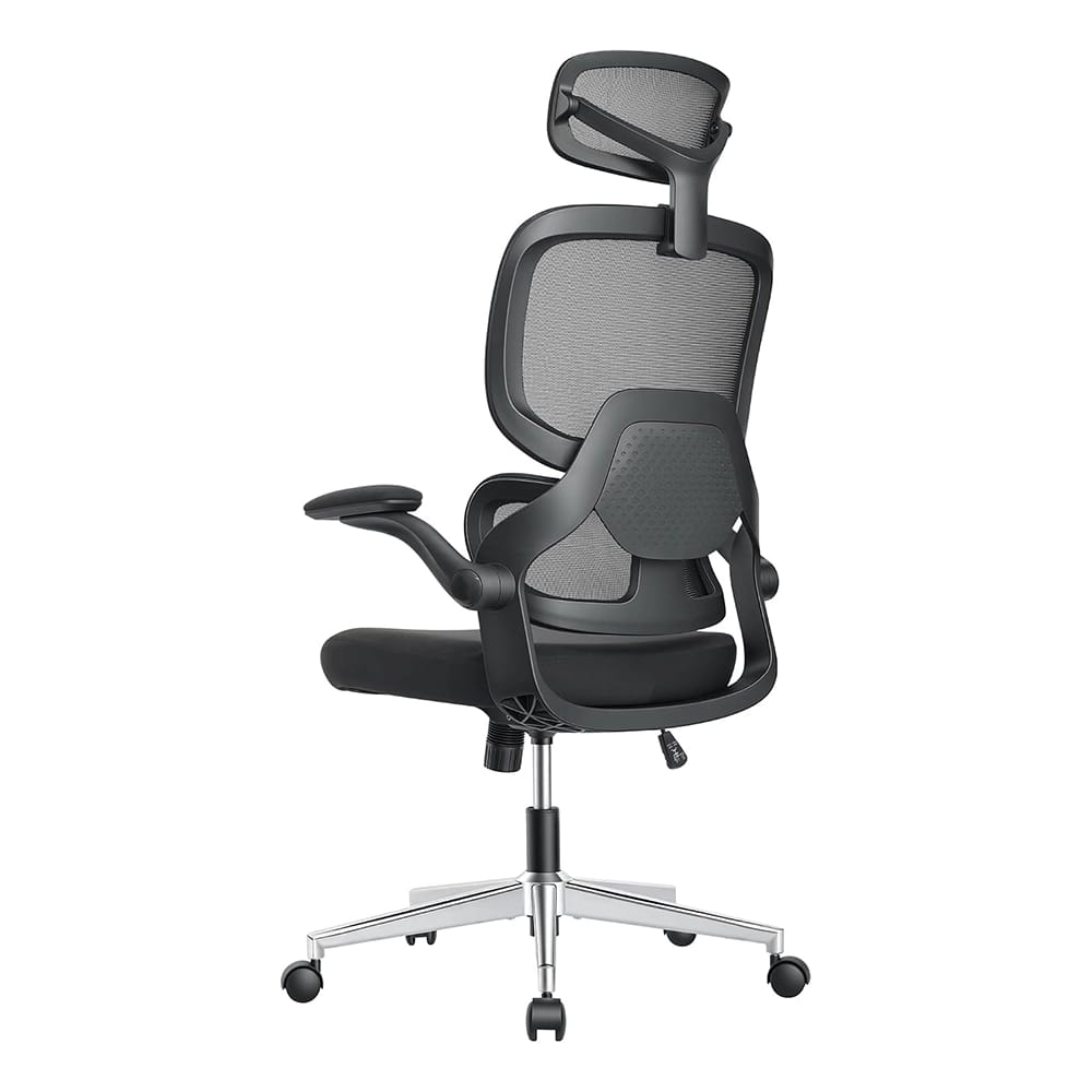 FAMSINGO Ergonomic Office Chair with Full Mesh Seat & Back, Black