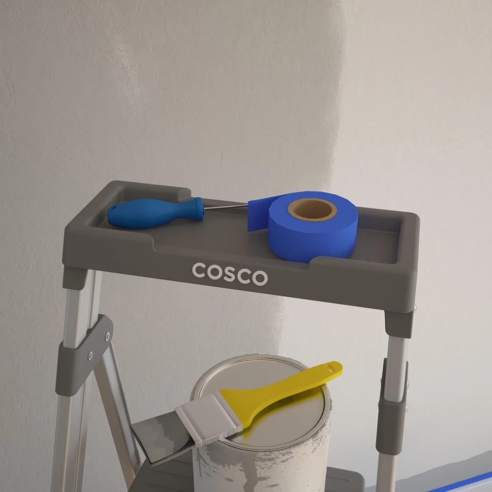 Cosco 3-Step Aluminum Folding Ladder
