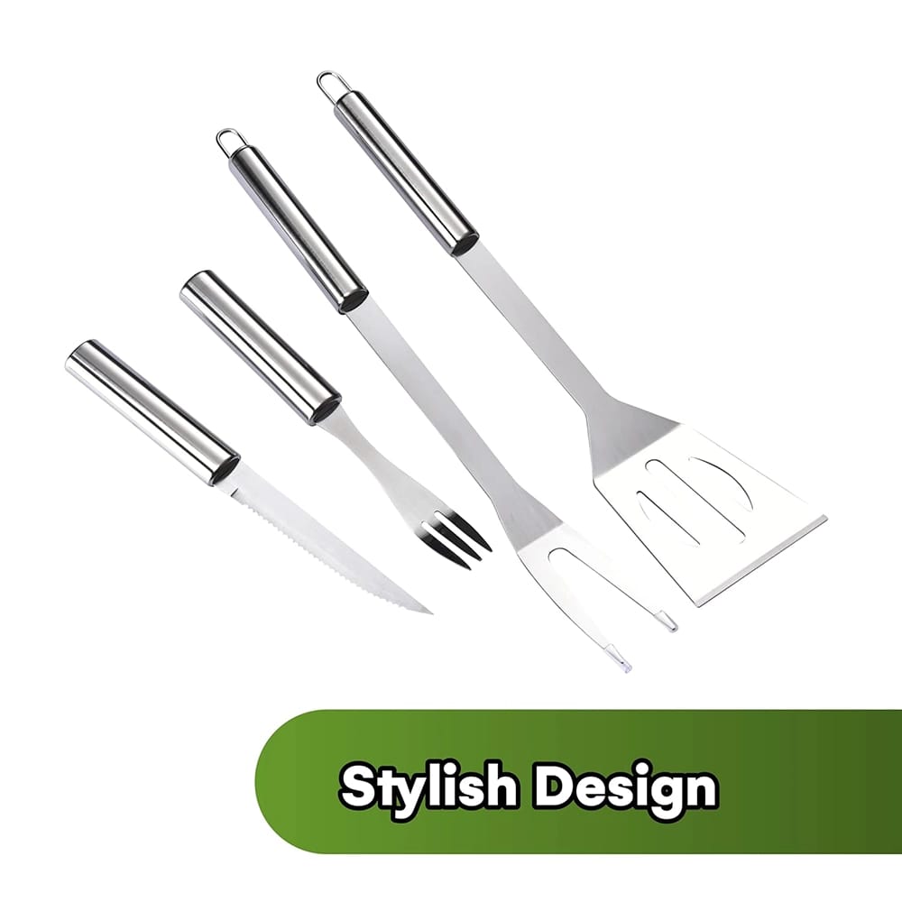 Grippi Sports 11-Piece BBQ Grill Set with Case