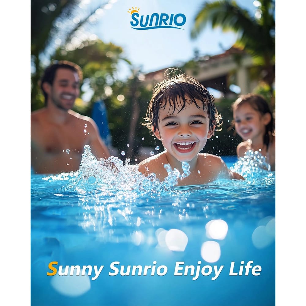 Sunrio 18' Above Ground Round Metal Frame Pool