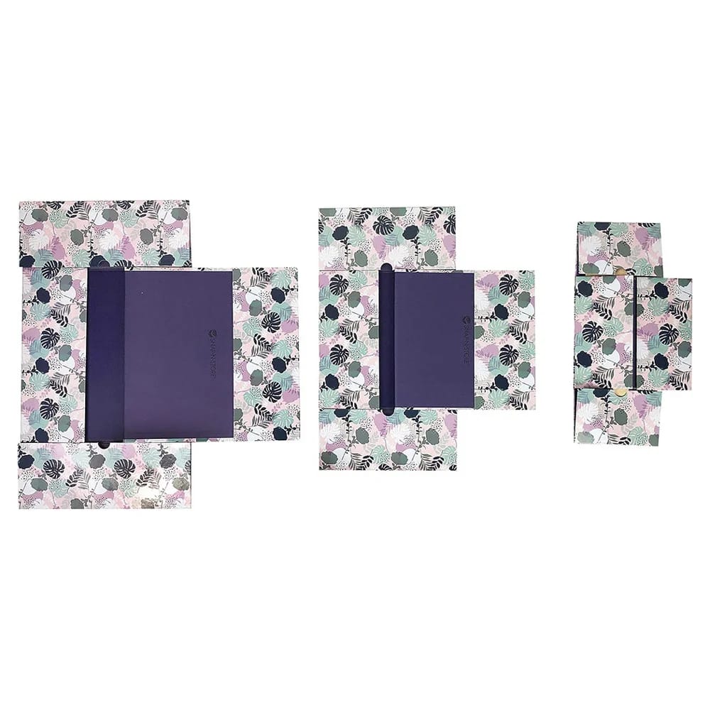 Snap-N-Store Storage Boxes, Pastel Florals, 3 Pack