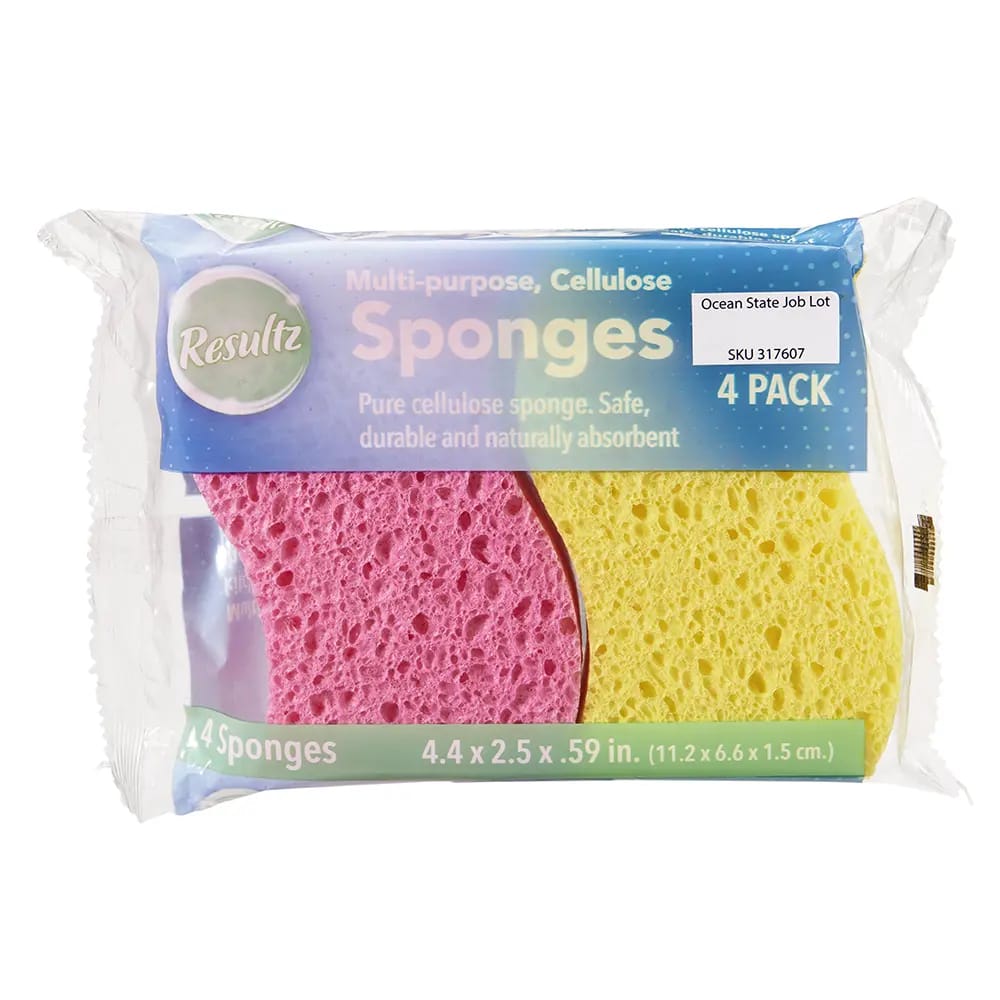 Resultz Multi-Purpose Sponges, 4 Count