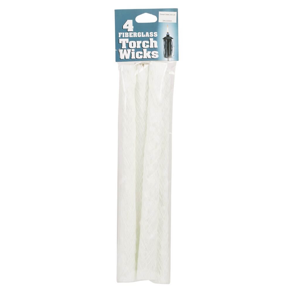 Fiberglass Torch Wicks, 4 Pack