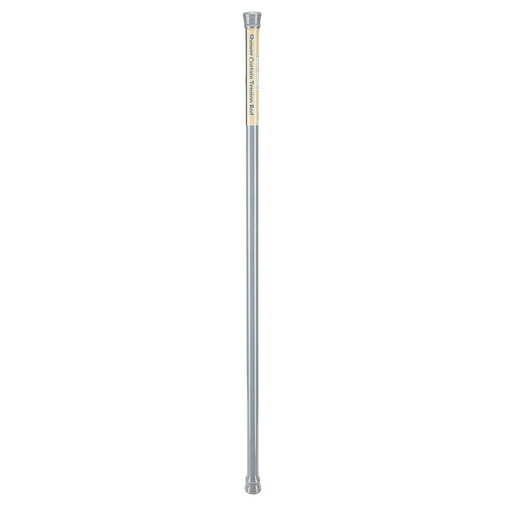 Gray Shower Curtain Tension Rod, 72"