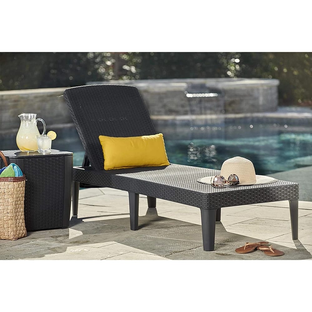 Keter Jaipur Sun Lounger, Graphite