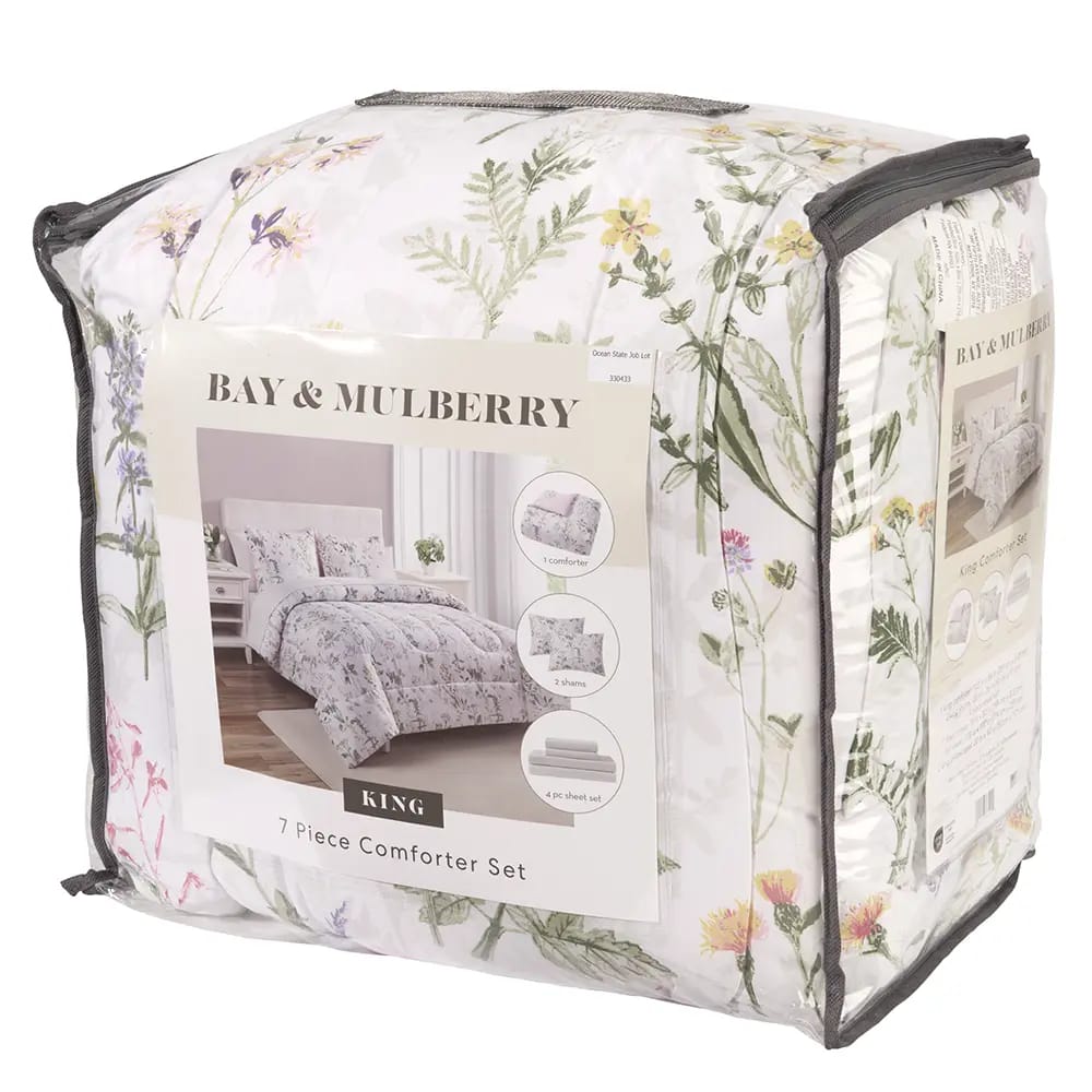 Bay & Mulberry 7-Piece King Comforter Set