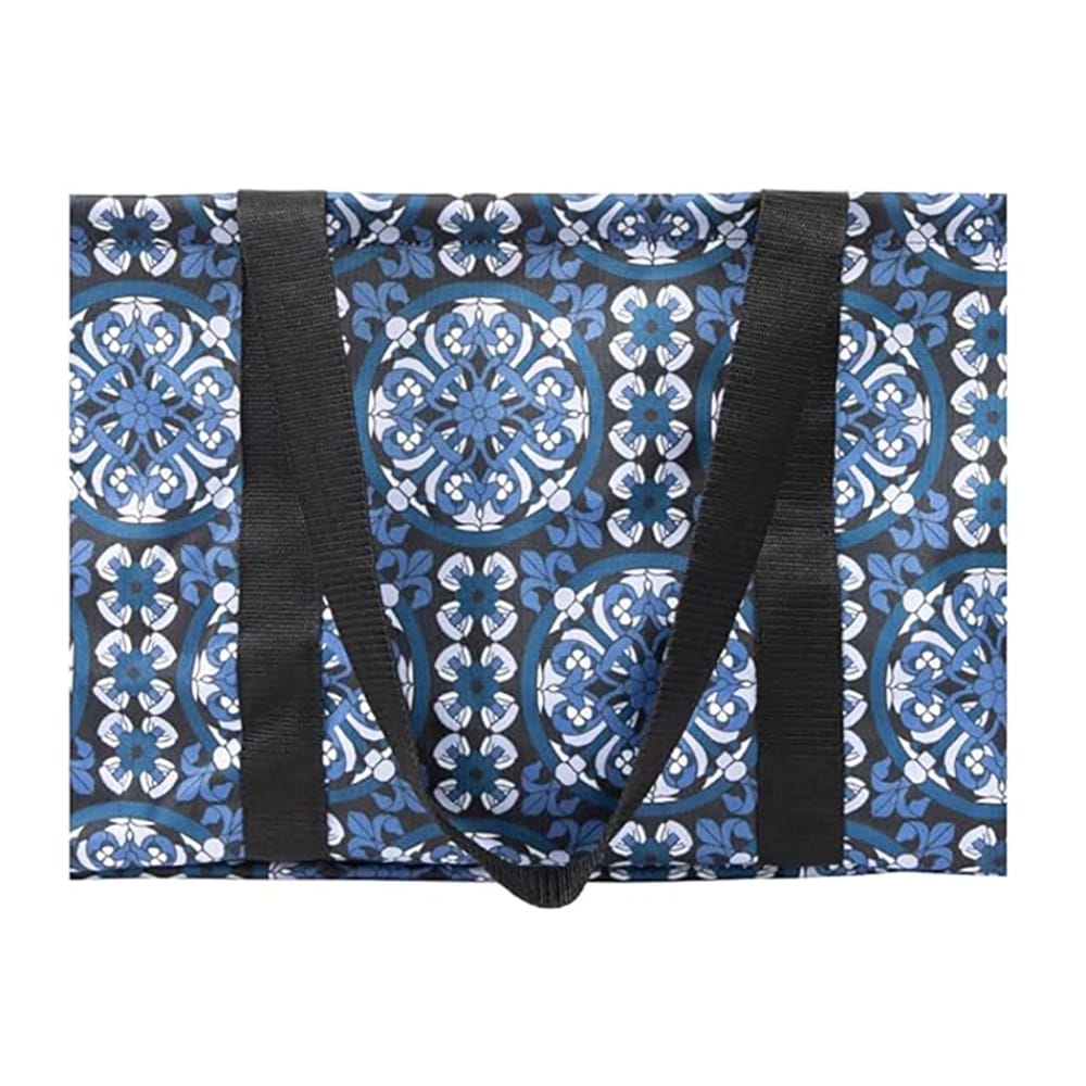 VP Home Reusable Tote Bag, Blue/Multicolor
