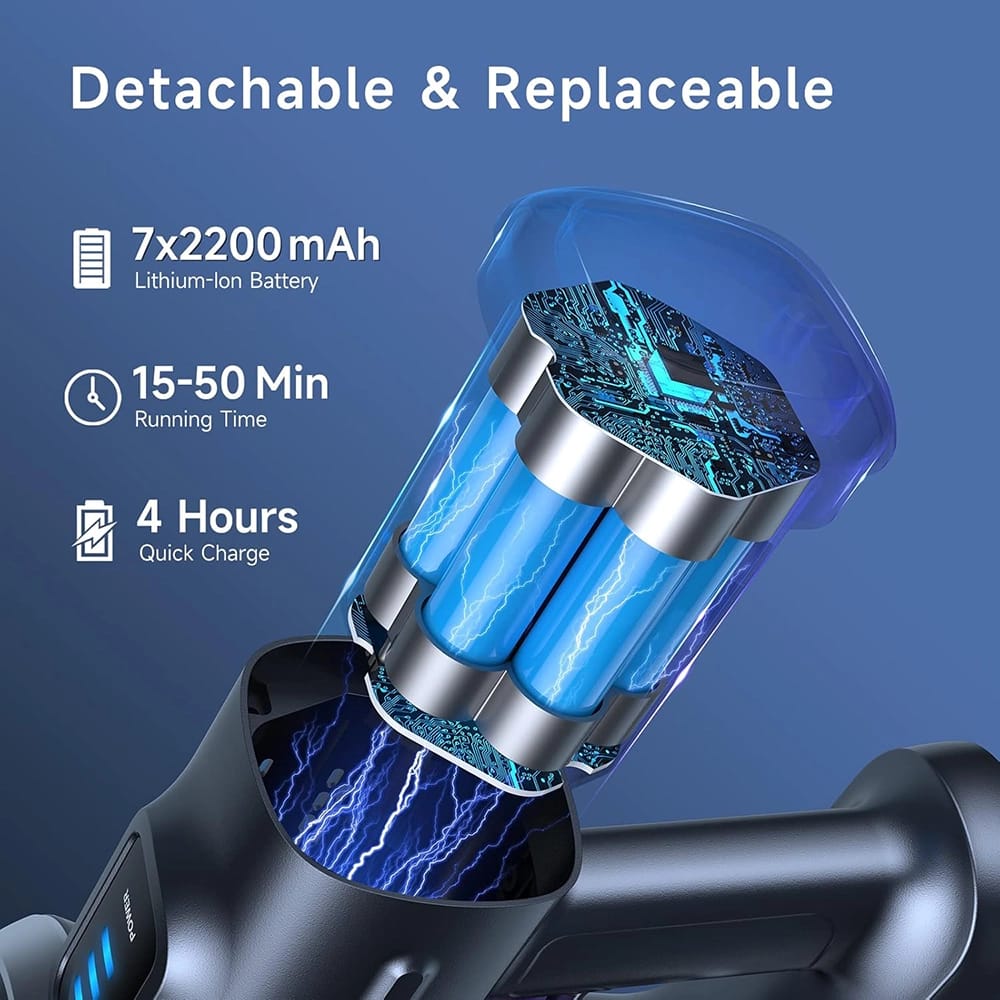 Lubluelu Cordless Vacuum Cleaner, Blue