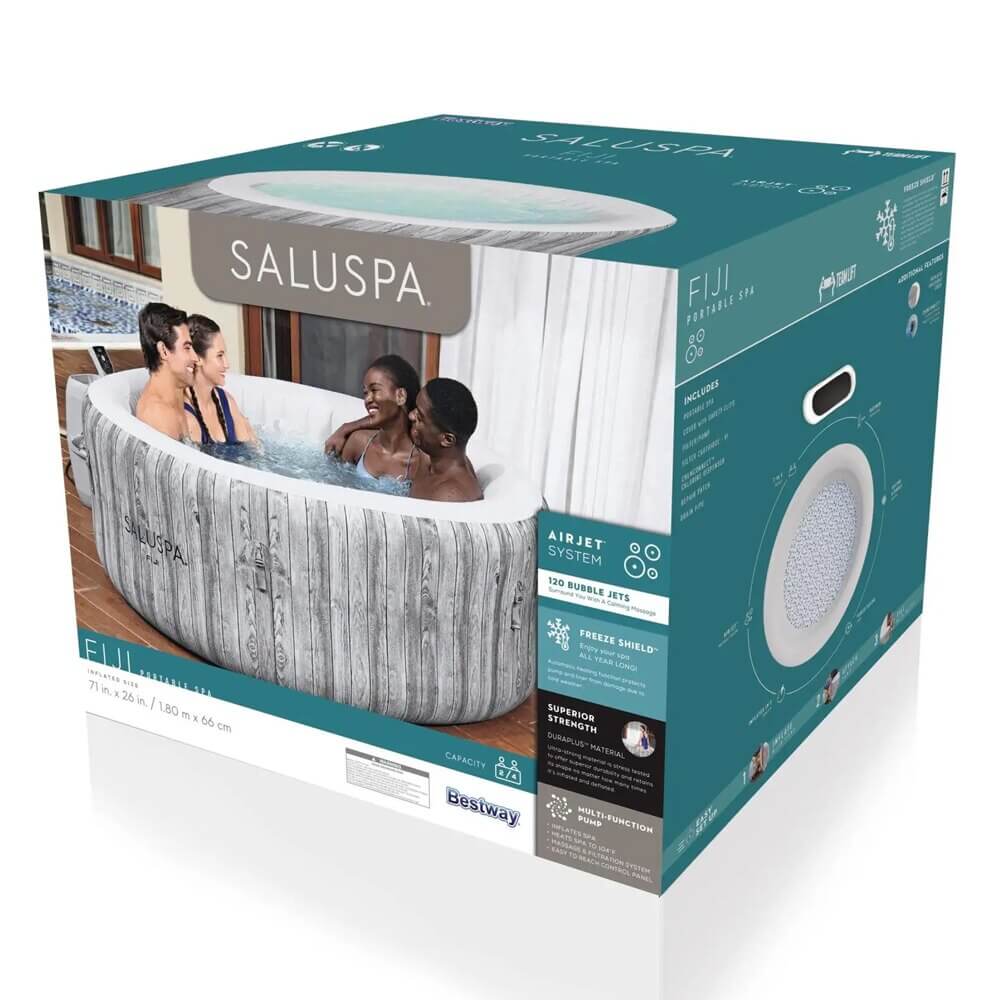 Bestway SaluSpa 71" x 26" Fiji Hot Tub Spa with Air Jets